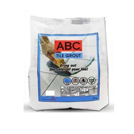 ABC F15 Tile Grout F15 White 2kgs Ordinary