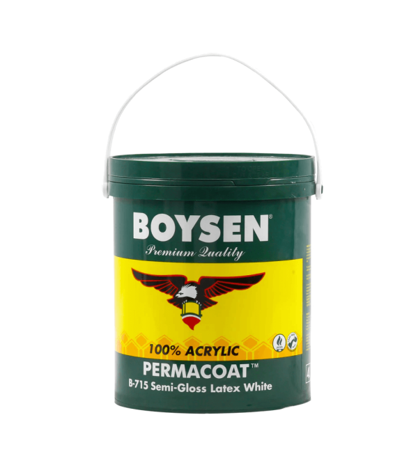 Boysen 715 Perma Semi Gloss Latex White 4L