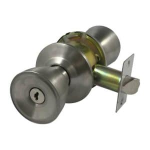 Cyl Knob Entrance Lock SS (KV570SS)