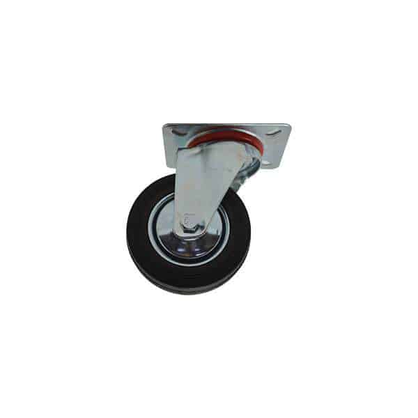 Brad Rubber Caster Swivel 4in