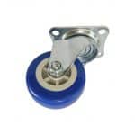 Brad Rubber Caster Swivel Blue 2.5in