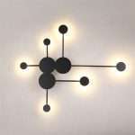 Wall Lamp Silver Black