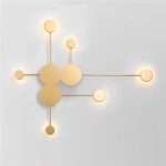 Wall Lamp Silver Gold