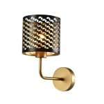 Wall Lamp Matt Black Silver Gold