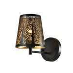 Wall Lamp Matt Black Silver Gold