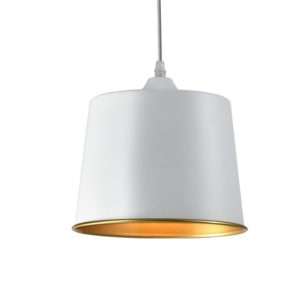 Drop Lamp Matt White Silver Gold