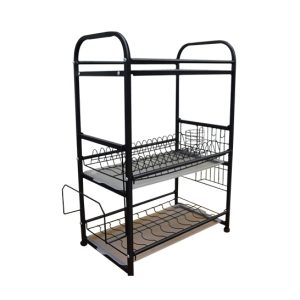 Kitchen Pro Dish Rack 3L Black 40cm