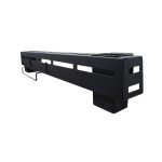 Kitchen Pro Wall Rack Black 60cm