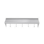 Kitchen Pro Wall Shelf With Hooks SS