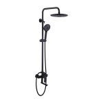 Cool Rain Shower Set Black