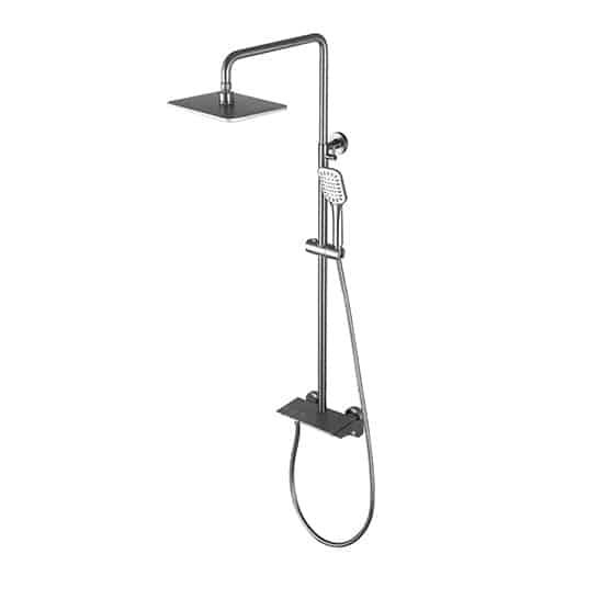 Cool Piano Shower Set Gray