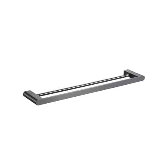 Cool Towel Bar Double Gun Grey