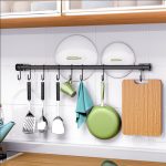 Kitchen Pro, Wall Hook Rack, Black