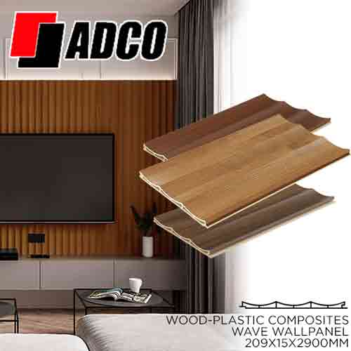 ADCO - Wood Plastic Composites Wave Wall Panel 209x15x2900mm